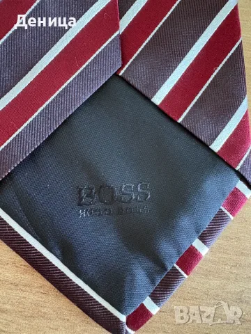 Мъжка копринена вратовръзка Hugo Boss, снимка 3 - Други - 55802972