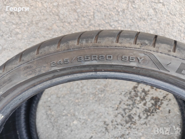 1бр.летни гуми 245/35/20 Goodyear, снимка 5 - Гуми и джанти - 53806945