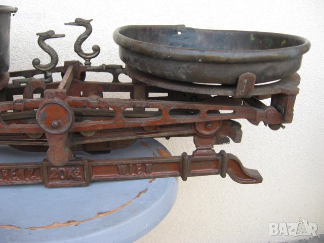      Антична настолна везна- Джоузеф--Флоренц--1800г.-Австрия, снимка 5 - Антикварни и старинни предмети - 41812467