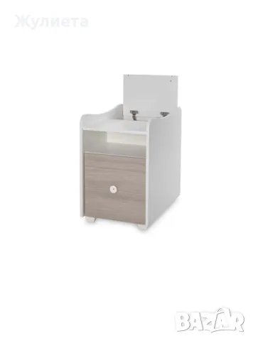 TREND+ БЕБЕШКО ЛЕГЛО-ЛЮЛКА 70/160 СМ БЯЛО/КЕХЛИБАР ТРАНСФОРМИРАЩО СЕ LORELLI , снимка 4 - Кошарки - 49348052