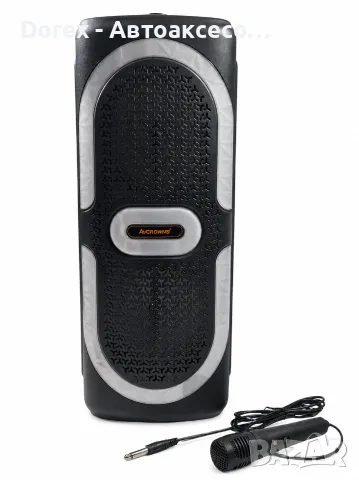 Активна тонколона GH-6618 Bluetooth, караоке + микрофон, снимка 2 - Тонколони - 55723664