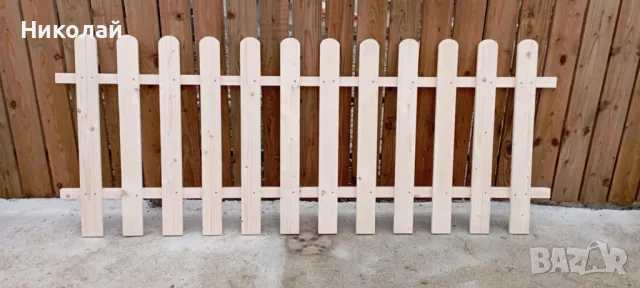 Дървена ограда за детска площадка детски кът дървена декоративна ограда оградка за деца, снимка 6 - Други - 49439676