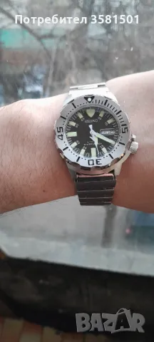 Seiko Black Monster Diver's 200m Automatic Mod., снимка 2 - Мъжки - 47084803