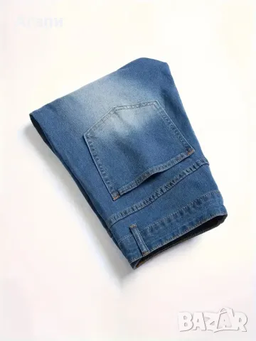 Мъжки накъсани ластични дънки № 33 или М-Л чисто нови, снимка 4 - Дънки - 49565898