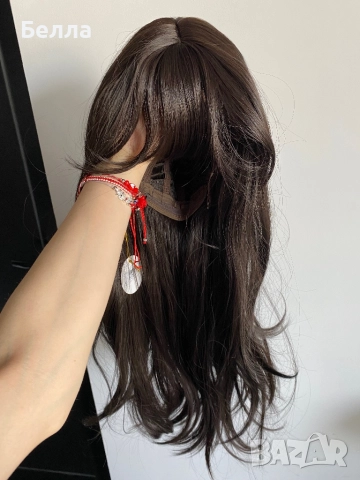 НОВА естествена перука! 100% високо качество, снимка 5 - Аксесоари за коса - 52068153
