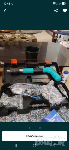 Професионален мини пистолет за пирони KraftRoyal коплект с пирони, снимка 2 - Други инструменти - 50961046