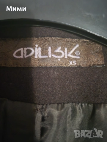 Дамско тъмнокафяво палто на Adilisk, снимка 2 - Палта, манта - 52695152