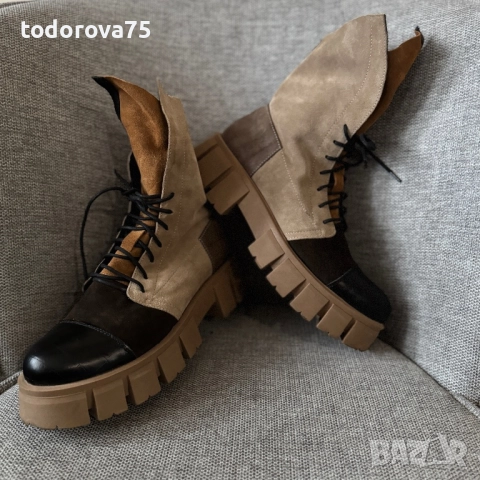 Нови боти от естествена.кожа, снимка 6 - Дамски боти - 52909115