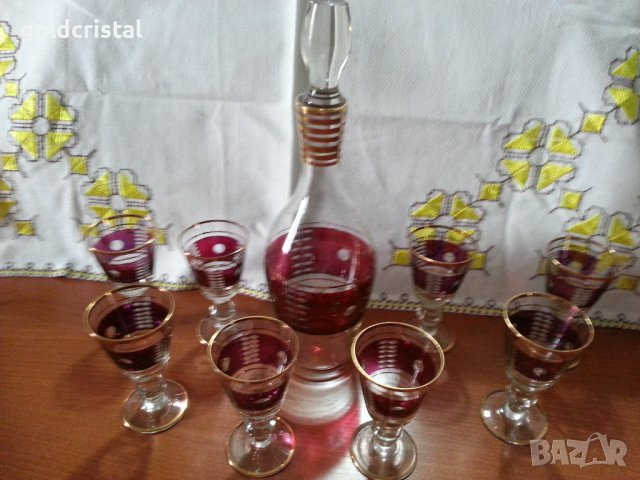 Стари чаши и гарафа , снимка 9 - Антикварни и старинни предмети - 40614919