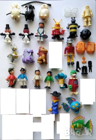 Стари играчки от шоколадови яйца - Киндер - Kinder Surprise, снимка 3 - Колекции - 32941271