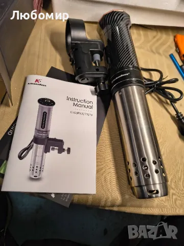 KitchenBoss 1100W WiFi Sous Vide готварска печка: Професионална прецизна Sous Vide готварска, снимка 3 - Печки, фурни - 50398311