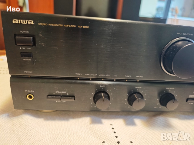 Продавам усилвател AIWA XA-950 – лична колекция, снимка 5 - Ресийвъри, усилватели, смесителни пултове - 52868027