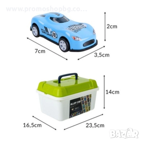 Комплект 50 бр състезателни колички, моторизирани, в кутия, снимка 4 - Коли, камиони, мотори, писти - 42267945