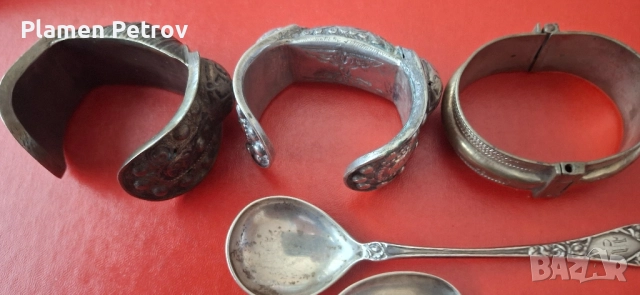 Колекционерска чиния сребърни лъжички и рогатки , снимка 9 - Колекции - 28403331