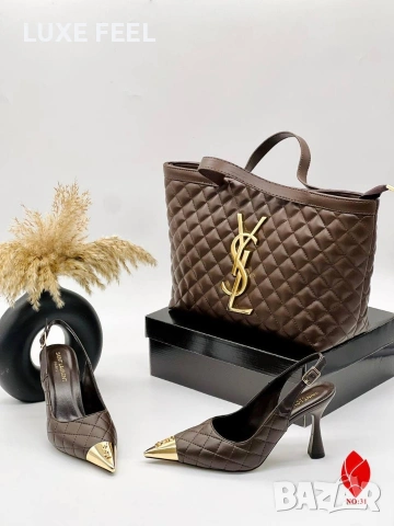 YVES SAINT LAURENT ⚜️ POLENE⚜️Дамски Чанти , снимка 4 - Чанти - 53853045