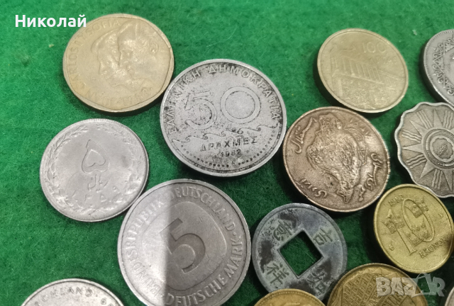 Лот  монети 40 броя, снимка 4 - Нумизматика и бонистика - 40851873