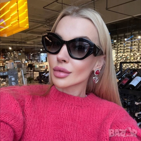 очила с черен обикновен калъф и ув защита prada cartier , снимка 11 - Слънчеви и диоптрични очила - 52023106