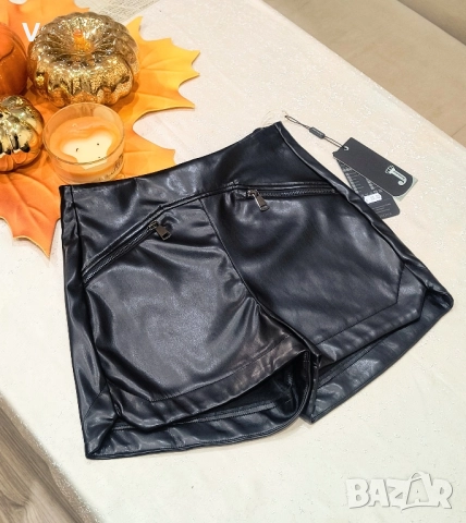 Нови дрехи Junona Юнона секси лъскаво черно бюстие кроп топ зимно дълго яке с пух палто панталон , снимка 16 - Корсети, бюстиета, топове - 52414723