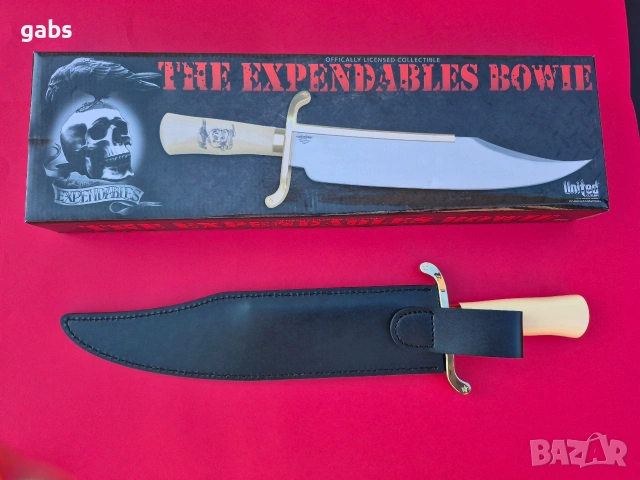Масивен нож "THE EXPENDABLES BOWIE",Непобедимите, снимка 15 - Ножове - 53163221