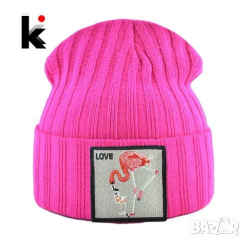 Зимна Розова шапка 