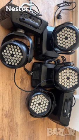 LED Движеща Глава - VIZI wash LED 108  - 4 броя, снимка 2 - Прожектори - 55785189