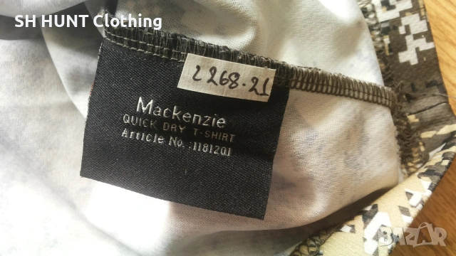 Mackenzi QUICK DRY WILD TREES PIXEL T-Shirt размер L за лов тениска - 2364, снимка 9 - Екипировка - 53816072