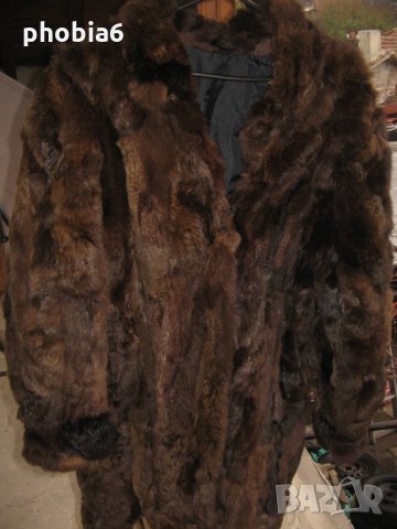 Дамско палто -естествен косъм , снимка 1 - Други - 34852496