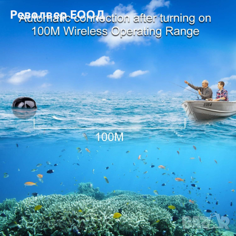 ➤ ПРОМО - Безжичен FishFinder сонар XJ-01 за риболов с цветен TFT LCD дисплей - 100м, снимка 6 - Екипировка - 44747250