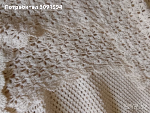  рокля плетена на една кука цвят екрю  памук, снимка 9 - Рокли - 41658110