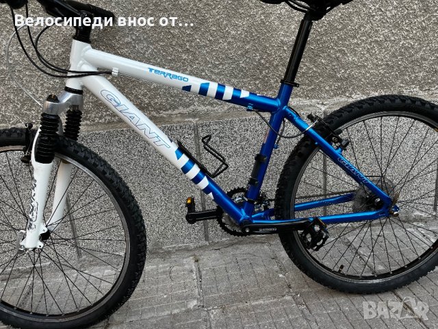 Алуминиев велосипед GIANT 26 цола  3х9 скорости палцови команди shimano DEORE преден амортисьор , снимка 12 - Велосипеди - 44349104