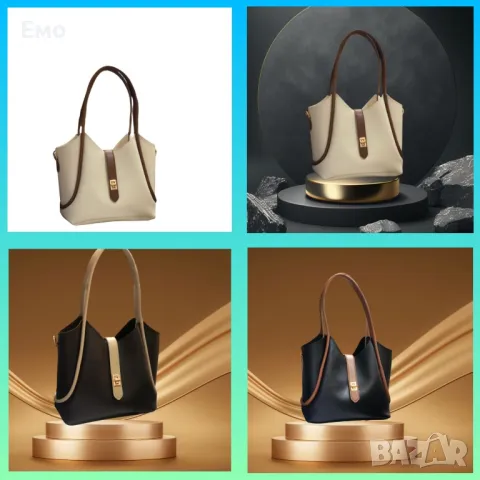 Стилна дамска чанта, еко кожа 