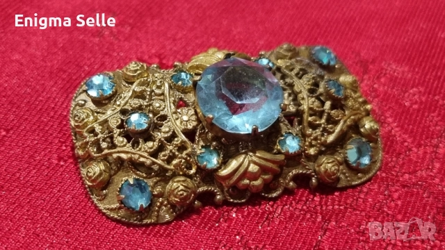 Винтидж брошка , снимка 2 - Антикварни и старинни предмети - 52528403