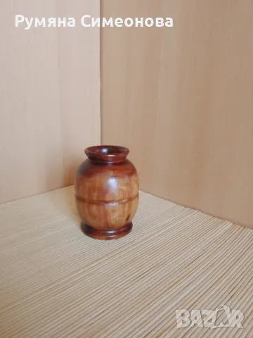 Ваза от дърво , снимка 2 - Вази - 48627800