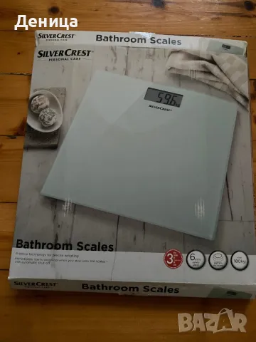 Електронен стъклен кантар SilverCrest, снимка 2 - Друга електроника - 48576978