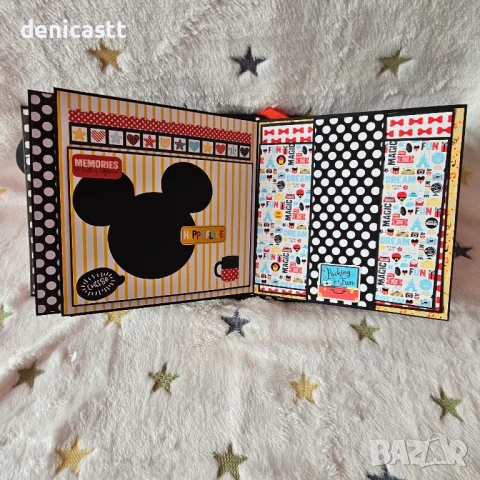 Ръчно изработен албум Мики Маус , снимка 4 - Декорация за дома - 51300641