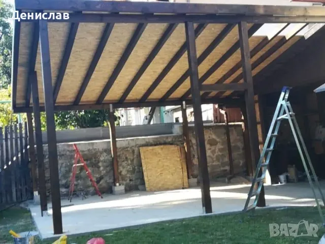 Изграждане на всякакъв вид дървени навеси и беседки , снимка 4 - Ремонти на покриви - 35105639