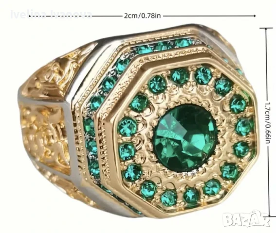 Уникален мъжки пръстен , снимка 2 - Пръстени - 51260036