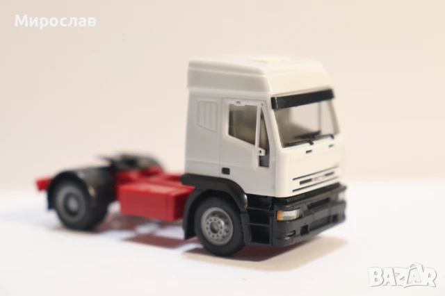 HERPA H0 1/87 IVECO ВЛЕКАЧ КАМИОН МОДЕЛ ТИР, снимка 4 - Колекции - 50749761