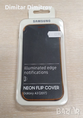 Оригинален неонов калъф за Samsung Galaxy A3 2017