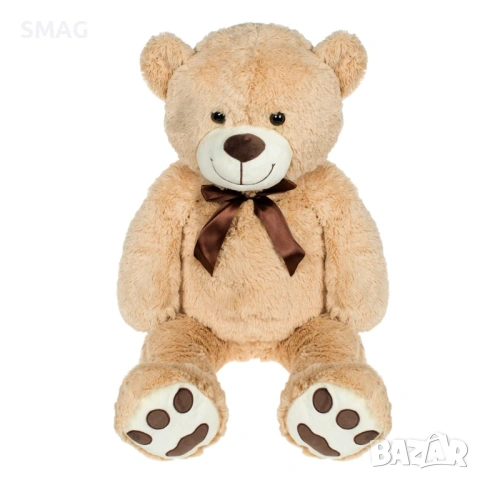 Плюшена гигантска мечка кафява с панделка 100 см_1232227