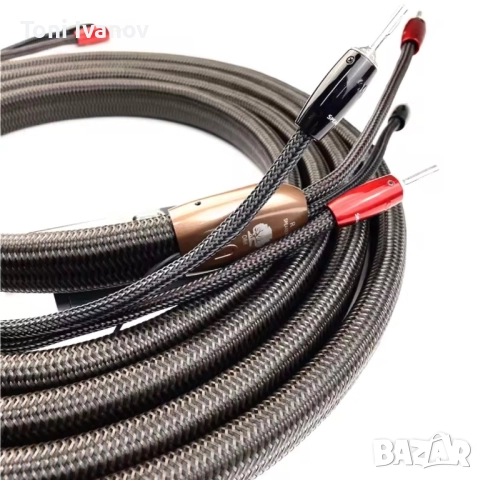 Продавам Audioquest OAK BiWire Banana plug 2.5м. кабели за ОТ, снимка 7 - Други - 52686450