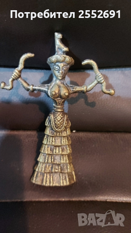 Бронзова фигура , снимка 4 - Антикварни и старинни предмети - 44824033