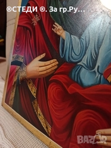Икона на Света Богородица с Младенеца, снимка 2 - Икони - 53214554