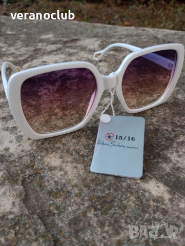 Слънчеви очила с Бели Рамки, снимка 6 - Слънчеви и диоптрични очила - 41877070