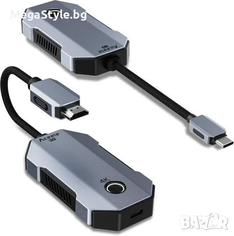 Безжичен HDMI Трасмитер и Приемник Aceele (USB-C към HDMI, 4K/30Hz)