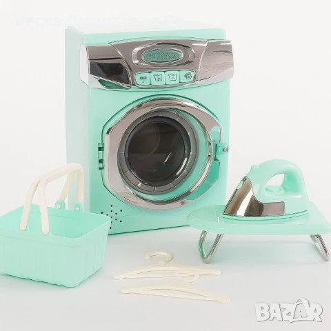 Детски комплект за пране – пералня, ютия и аксесоари, снимка 2 - Други - 51147500
