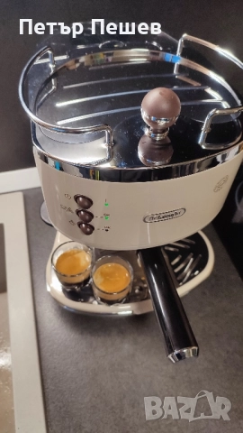 170лв. Delonghi Icona Vintage Ecov311 перфектно еспресо кафе, E.S.E. pods Делонги Нова машина