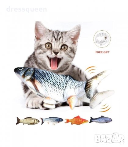3118 Играчка за котки мърдаща се рибка, снимка 3 - За котки - 34247945