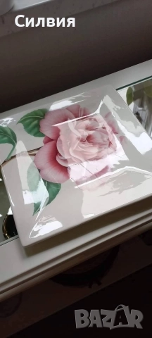 Ретро чиния за сервиране , снимка 4 - Аксесоари за кухня - 52890522