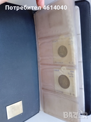 Албум за медал монета монети визитка 25,5 * 12,3 см, снимка 3 - Антикварни и старинни предмети - 52375025